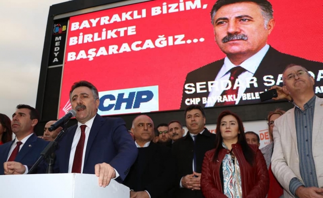 CHP'li Sandal'dan Bayraklı'da gövde gösterisi