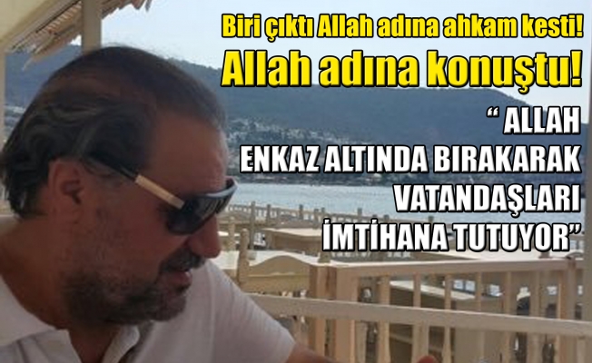 "Diyanet işleri başkanı! Haram olsun o koltuk ve edindirdiği nimetler sana"