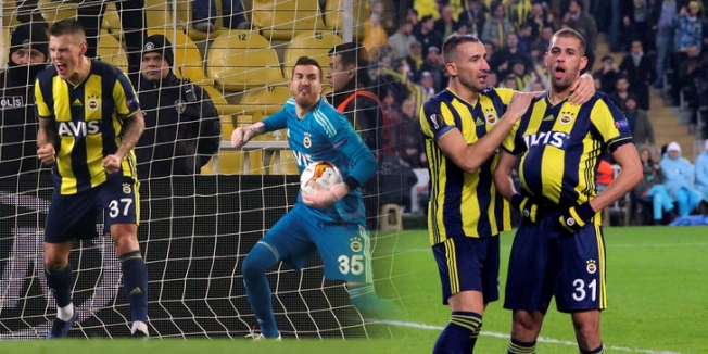 Slimani attı, Harun kurtardı, F.Bahçe avantajı kaptı!