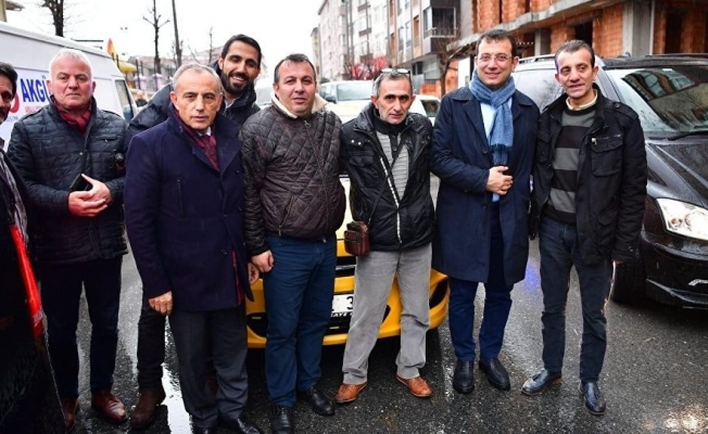 İmamoğlu'dan taksiciye: Zamanı gelince beni belediyeye bırakacak