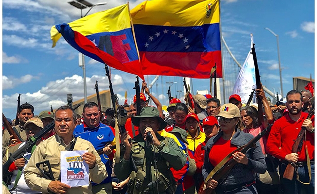 Bolivarcı ordu sokaklarda: YANKEE GO HOME!