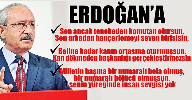 Kılıçdaroğlu'ndan Erdoğan'a