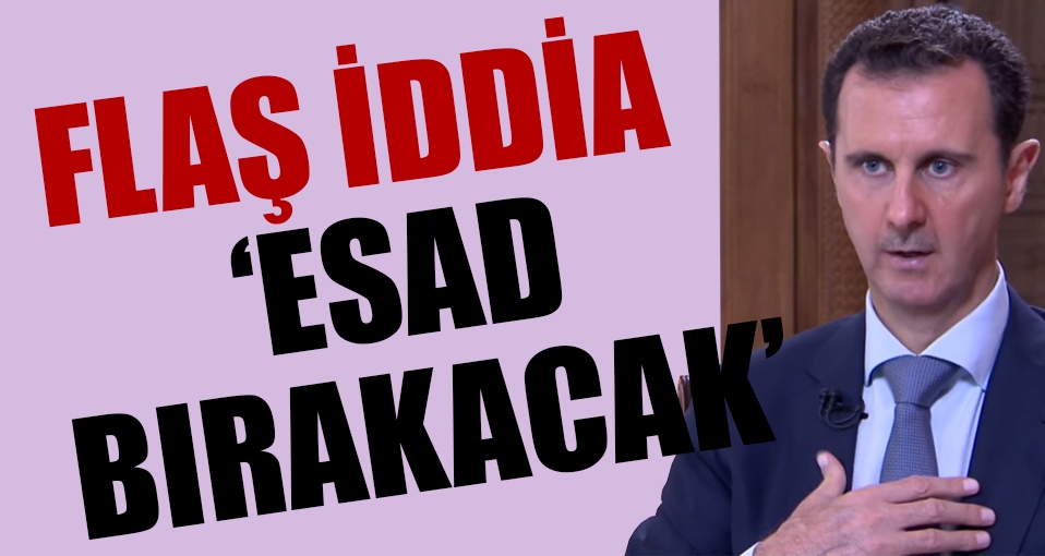 'Esad bırakacak' iddiası