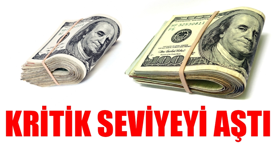 Dolar 3.55 seviyesinin üzerini gördü