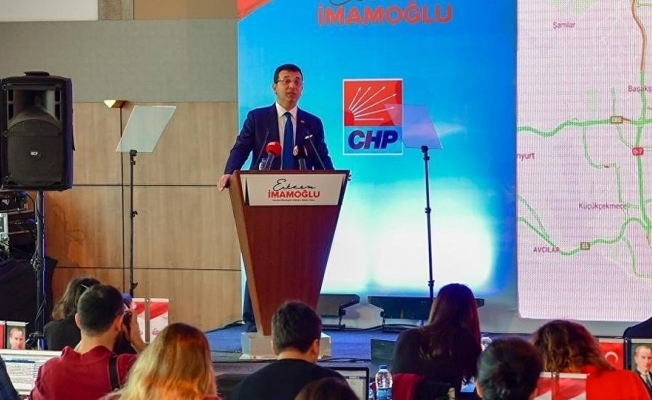 İmamoğlu, İstanbul'un ulaşım sorununa çözüm projesini açıkladı