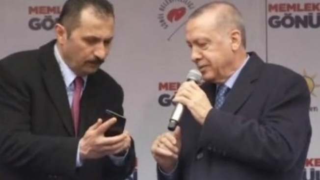 Mitingi durdurtan telefon!