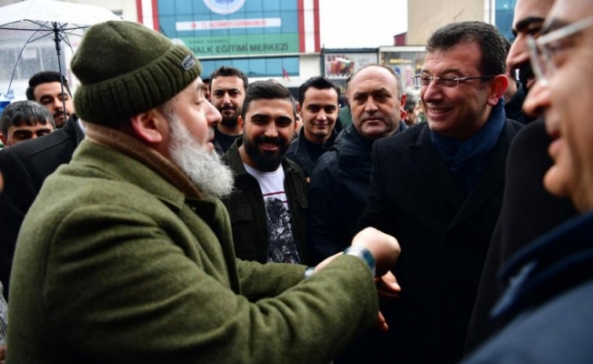 İmamoğlu'na Sultanbeyli'de büyük destek