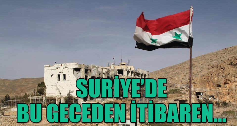 İşte Suriye'deki ateşkesin tarihi...