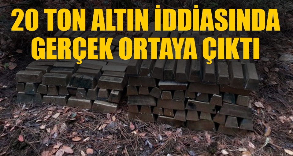 Antalya'da 20 ton altın bulundu iddiasında gerçek ortaya çıktı