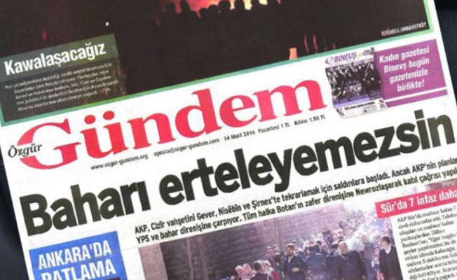 Özgür Gündem davasında üç isme 7,5 yıl hapis istemi