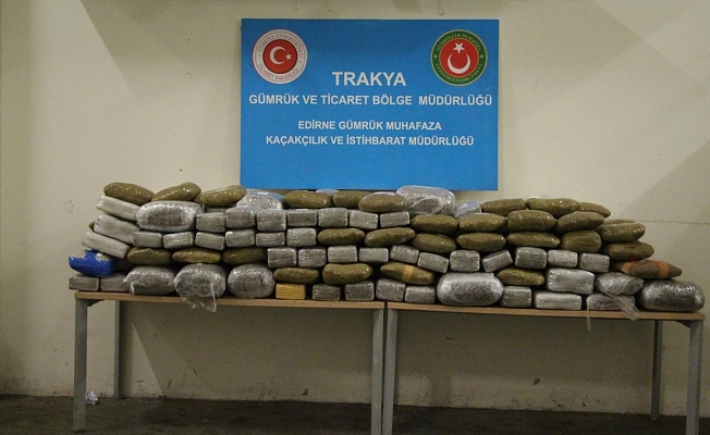 Kapıkule Sınır Kapısı'nda 115 kilo uyuşturucu ele geçirildi