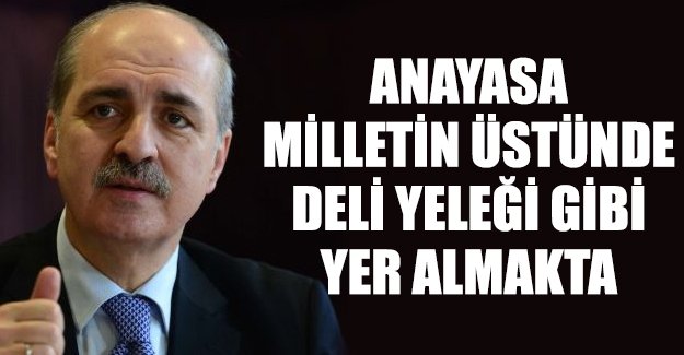 Anayasaya 'deli gömleği' benzetmesi