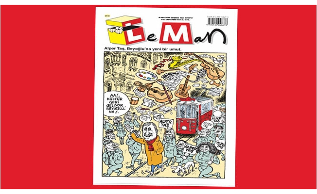 Leman dergisi, Alper Taş’ı kapağına taşıdı: Beyoğlu’na yeni bir umut