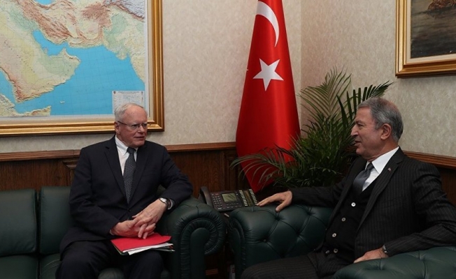 Hulusi Akar ve James Jeffrey arasında kritik görüşme