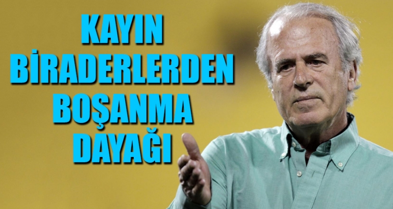 Mustafa Denizli'ye 'boşanma' dayağı