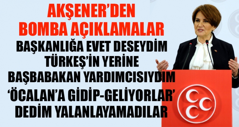 Meral Akşener: Başkanlığa evet deseydim başbakan yardımcısıydım