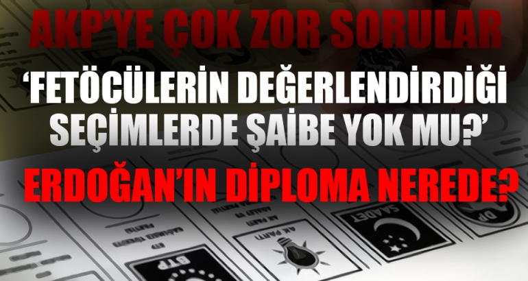 'FETÖ'cü üyelerin değerlendirdiği seçimlerde şaibe yok mu?'