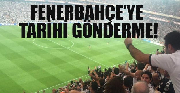 Vodafone Arena'da Kadıköy'e gönderme