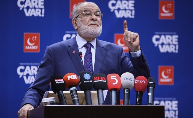 Karamollaoğlu AKP'nin oy oranını verdi
