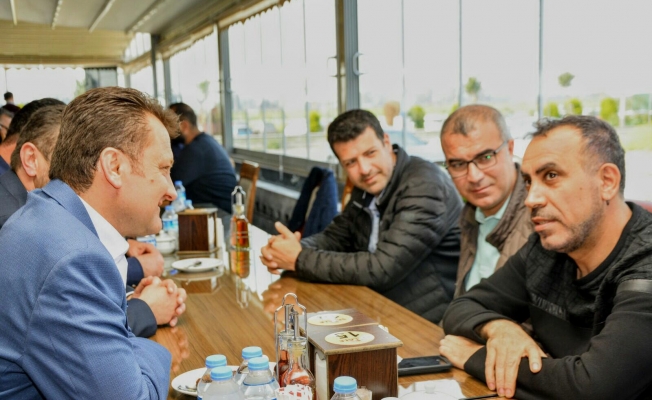 Haluk Levent ile Serdar Aksoy'un anlamlı karşılaşması