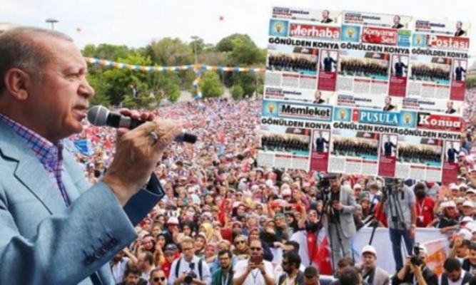 Yandaş medya sınır tanımıyor: 14 gazeteden biri hariç aynı manşet!