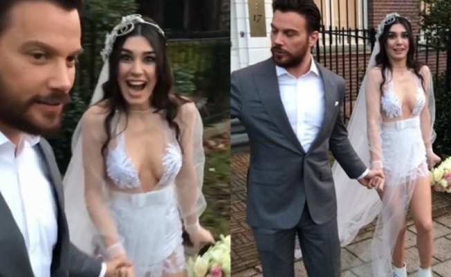 Burcu Kıratlı'nın o pozu olay oldu