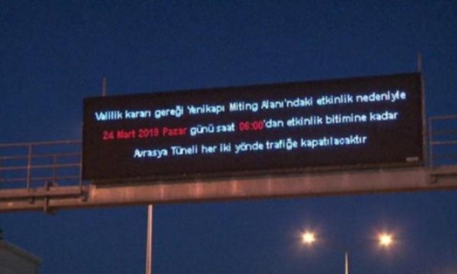 İstanbul trafiğine miting düzenlemesi!