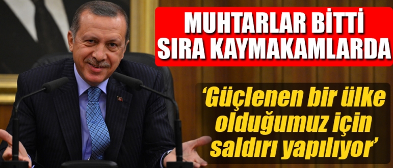 Erdoğan'a göre güçlü ülke olduğumuz için saldırılar oluyormuş
