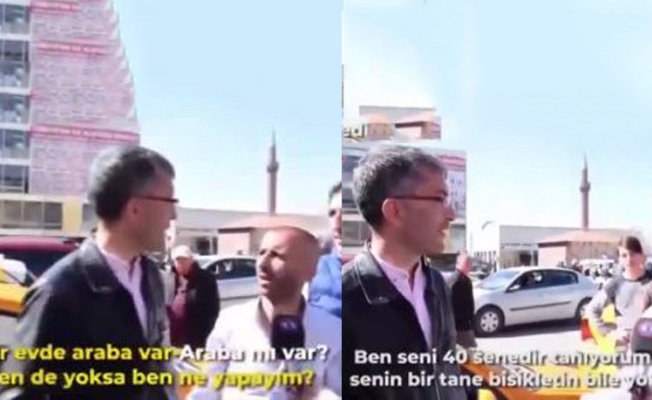 Taksicilerin seçim tartışması sosyal medyada gündem oldu