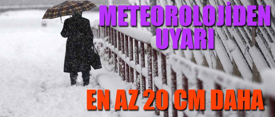 Dikkat! En az 20 cm
