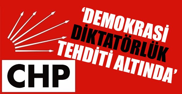 'Demokrasi diktatörlük rejiminin tehditi altında'