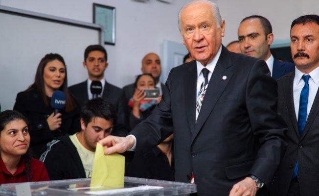 Oy kullandığı sandıkta Bahçeli'ye şok