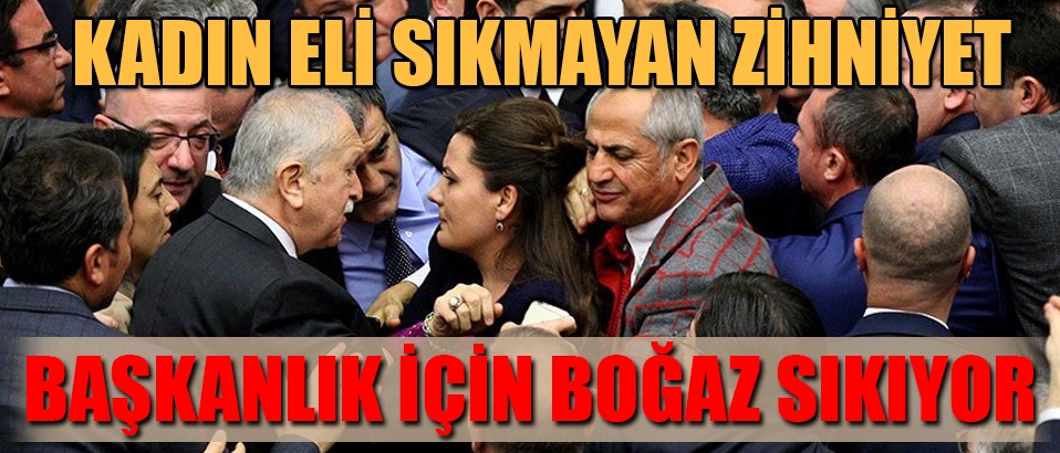 Kadın eli sıkmayan zihniyet başkanlık için kadının boğazını sıkıyor