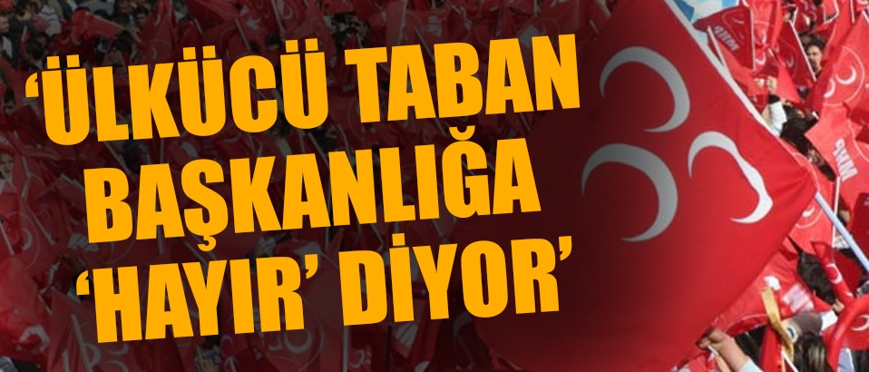 'Ülkücü taban başkanlığa karşı'