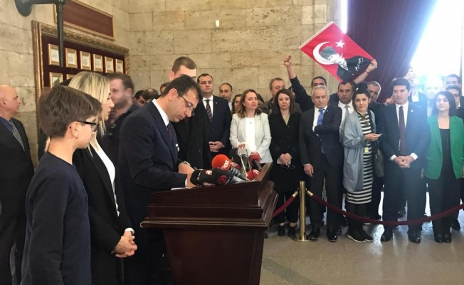 İmamoğlu, Anıtkabir Özel Defteri'ne ne yazdı?