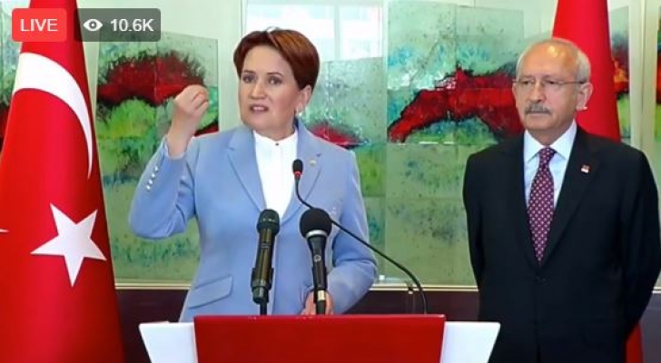 Kılıçdaroğlu ve Akşener'den ortak İstanbul açıklaması!