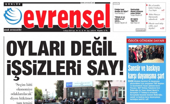 Kağıt krizi Evrensel'i vurdu