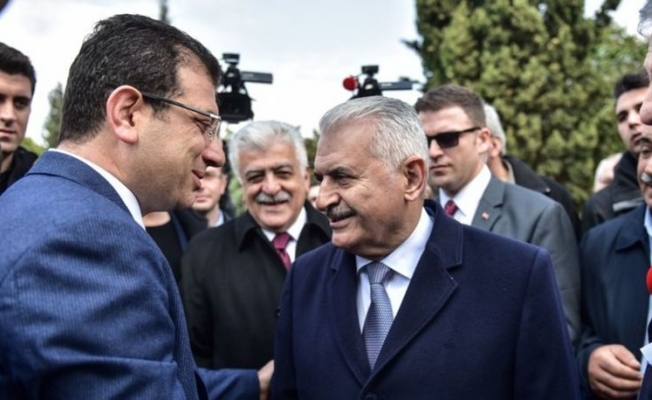 Binali Yıldırım'dan İmamoğlu'na tebrik