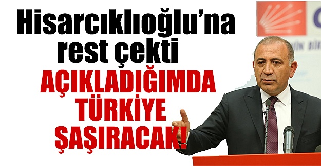Gürsel Tekin'den Hisarcıklıoğlu'na 'açıkladığımda Türkiye şaşıracak' resti
