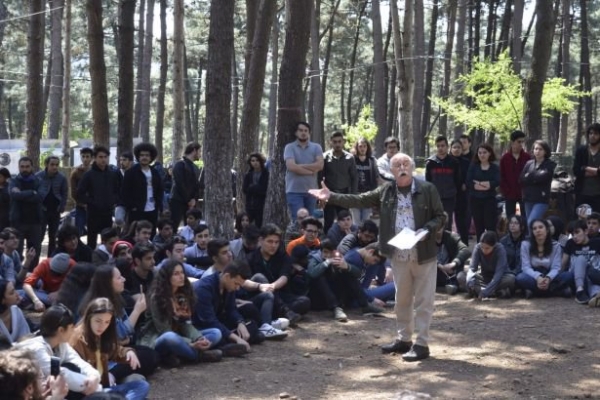 Orhan Aydın, Solcu Liseliler'in 23 Nisan pikniğine katıldı