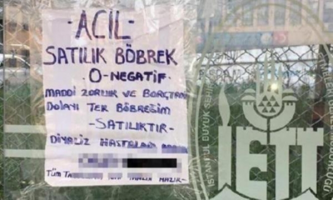 Kriz yurttaşa böbreğini sattırıyor