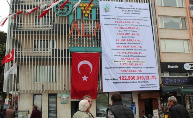 CHP'li başkan MHP'den kalan milyonlarca borcu duyurdu