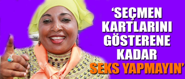 Kadınlar en iyi yöntem bu; Seçmen kartlarını gösterene kadar...