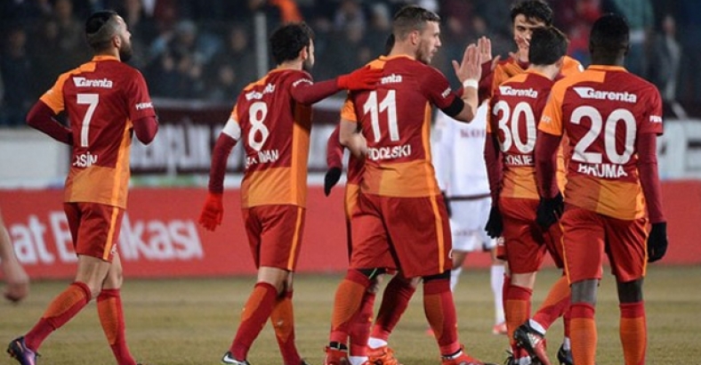 Galatasaray kupa maçında 4'ledi