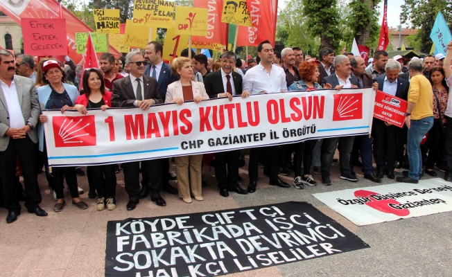 Gaziantep'te 1 Mayıs kutlandı