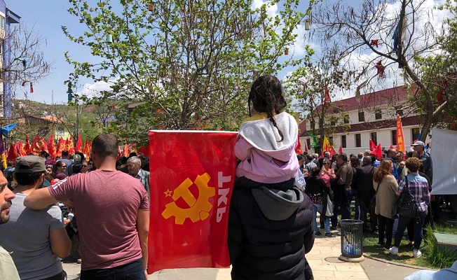 Komünistler Tunceli'de tek ses: Her şey emeğin olacak!