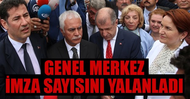 MHP Genel Merkezi'nden 376 imza iddiası