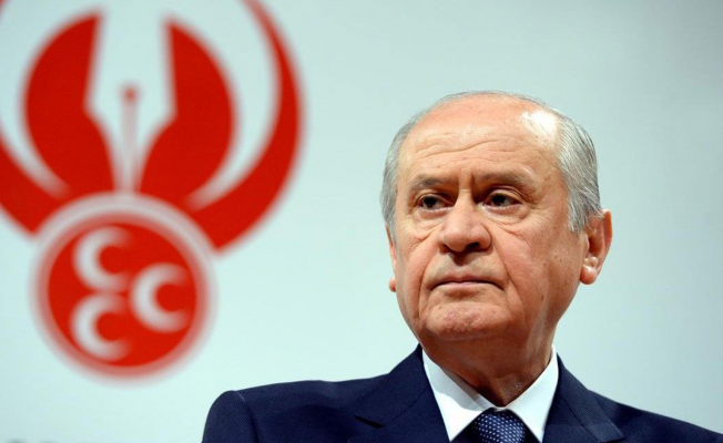 Bahçeli aracıyla Ankara sokaklarını gezdi... Dikkat çeken plaka