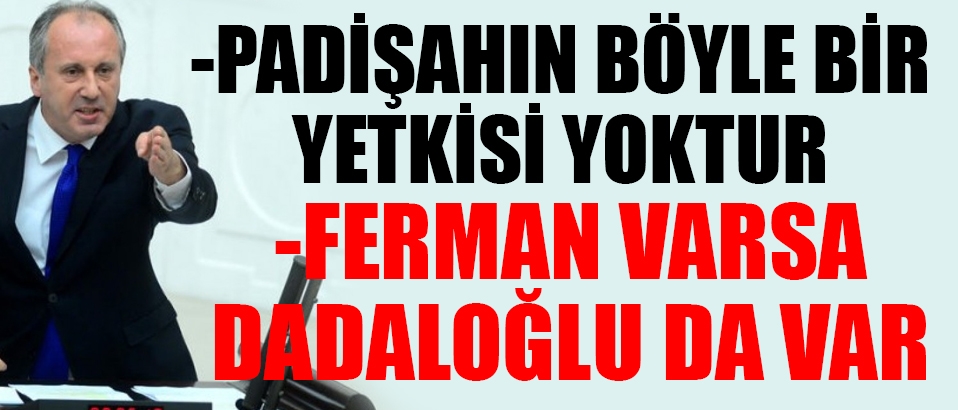 Vekil İnce: Sizin döneminizde yapılan tüm sınavlar şaibeli