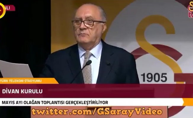Galatasaray'ın toplantısında İmamoğlu'na büyük destek!